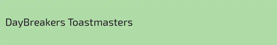 DayBreakers Toastmasters